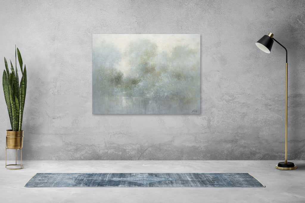 Giclee on Canvas-Modern Marsh Landscape Artwork 8194305 image 1