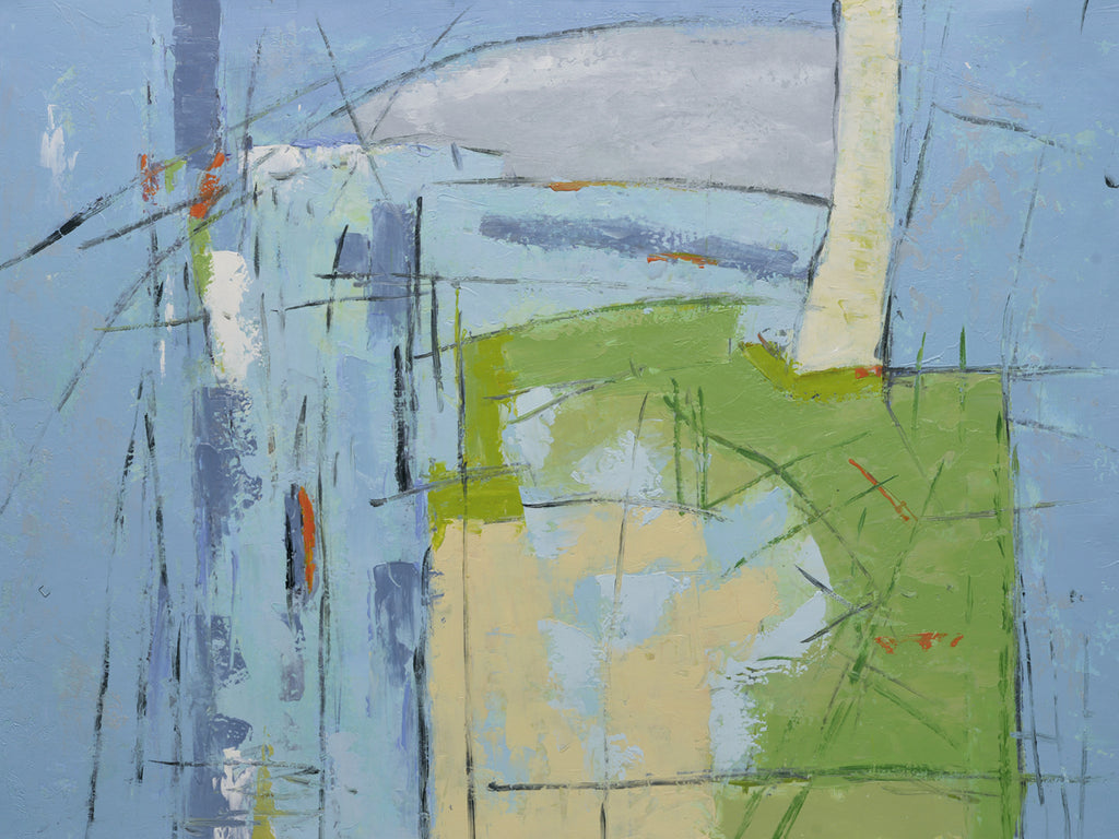 Studio art 36X48 large abstract oil painting S-81912506 image 0