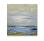 Studio art 35X35 large abstract lakeview oil painting S-71912105 image 0