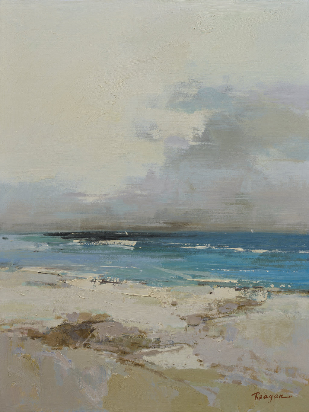 Giclee on Canvas-Modern Beach View  Artwork 8-42017002 image 0