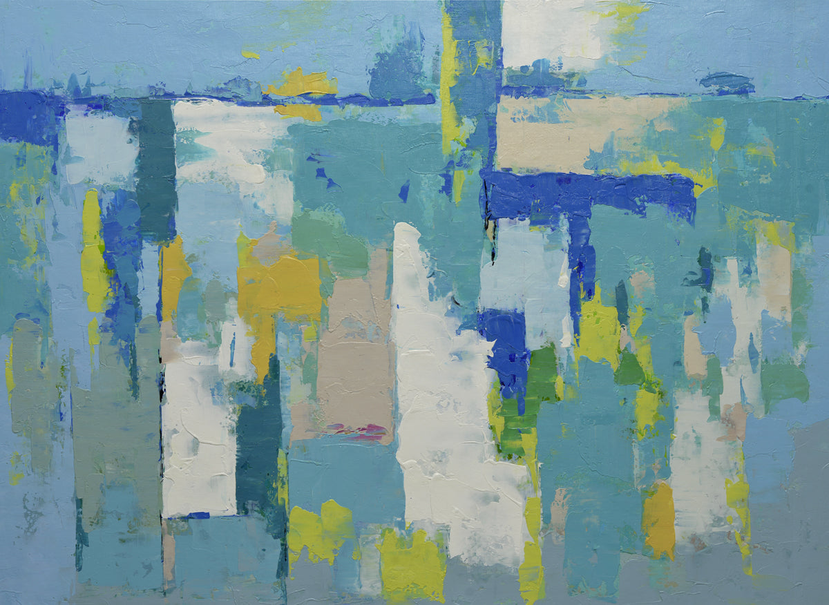Studio art 36X48 large abstract oil painting S-81912305 image 0