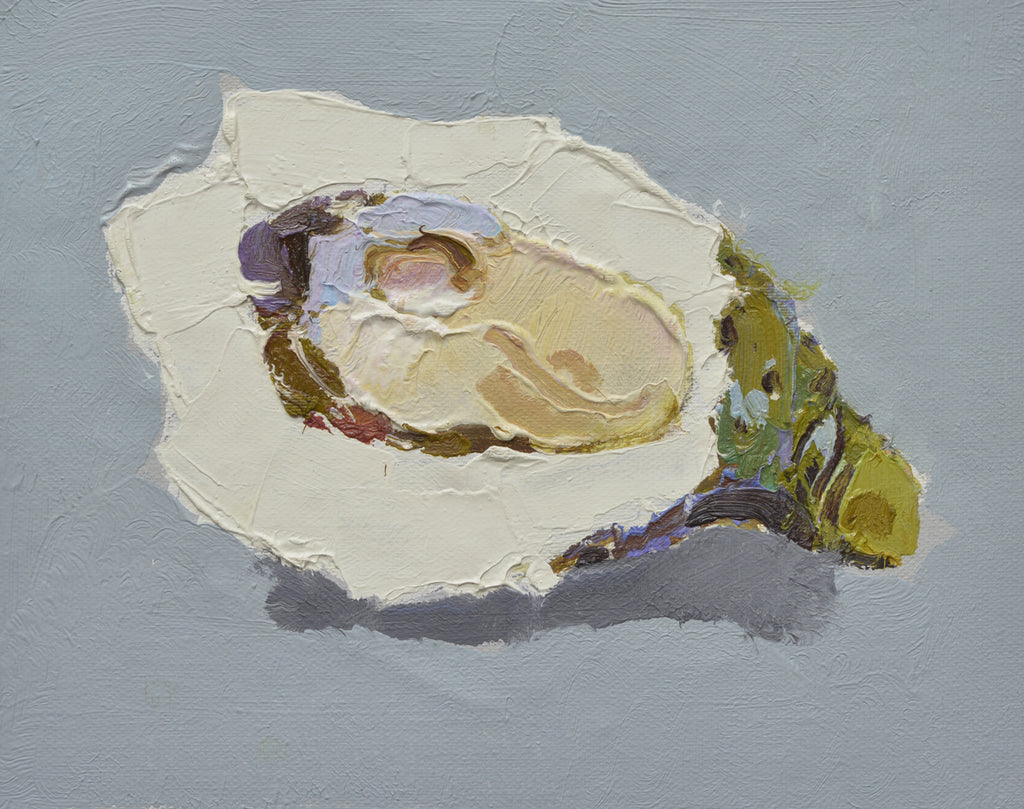 8x10 Modern oil painting of oyster 12071004 image 0