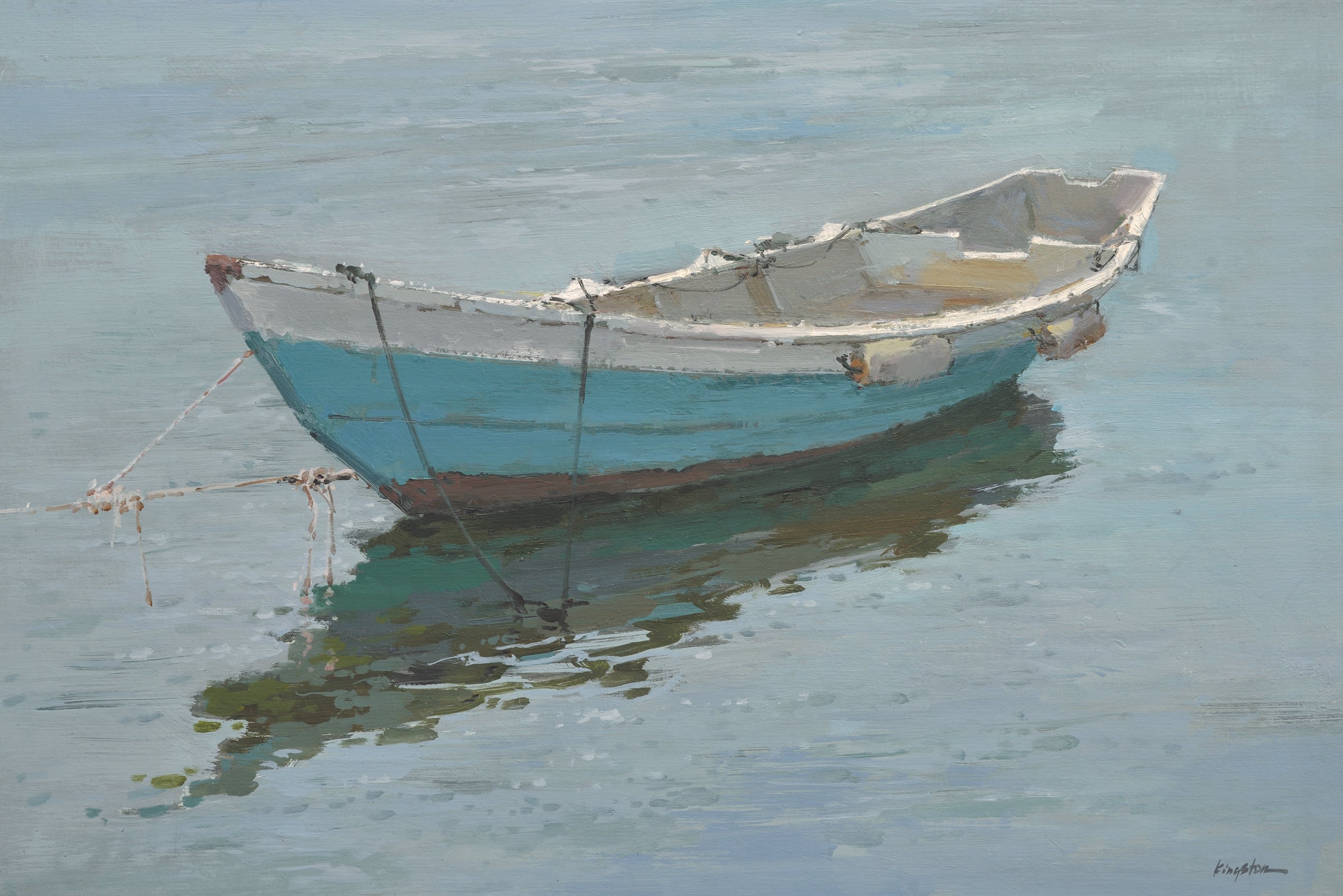 Giclee on Canvas-Modern Seascape Piece 4180229 image 0