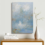 24x36 abstract oil painting on canvas with bluess 4196502 image 1