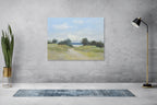 Giclee on Canvas-Modern Beach Grass &Ocean Artwork 8196502 image 1