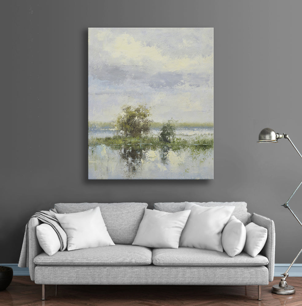 20x24 oil painting of modern marsh landscape 32071004 image 1