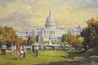 24x36 oil painting on canvas of Washington DC Capital building 413669 image 0