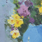 Giclee on Canvas-Contemporary Flower Bouquet Artwork 1214052 image 1