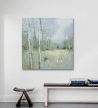 Studio art 35X35 large abstract landscape oil painting S-71912106 image 0