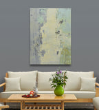 24x36 abstract oil painting on canvas with yellows 4196705 image 1