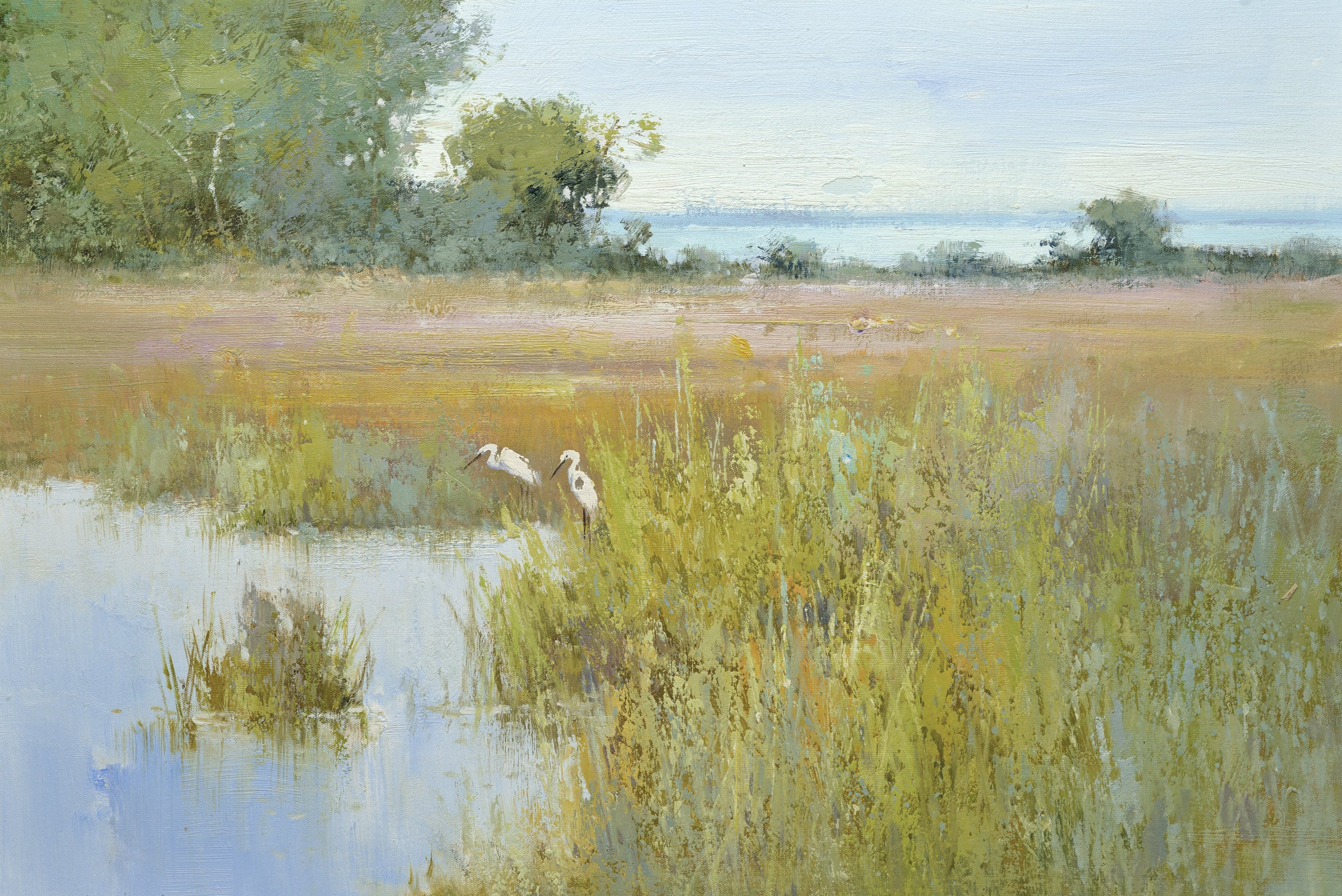 Giclee on Canvas-Contemporary Marsh Landscape 421709 image 0