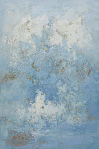 24x36 abstract oil painting on canvas with bluess 41991501 image 0