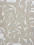 Giclee on Canvas-Abstract Beige and White 8220111 image 0