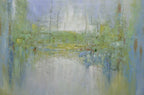 40x60 Large abstract landscape oil painting on canvas 9195027 image 0