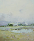 20x24 oil painting of modern abstract field landscape 32071005 image 0
