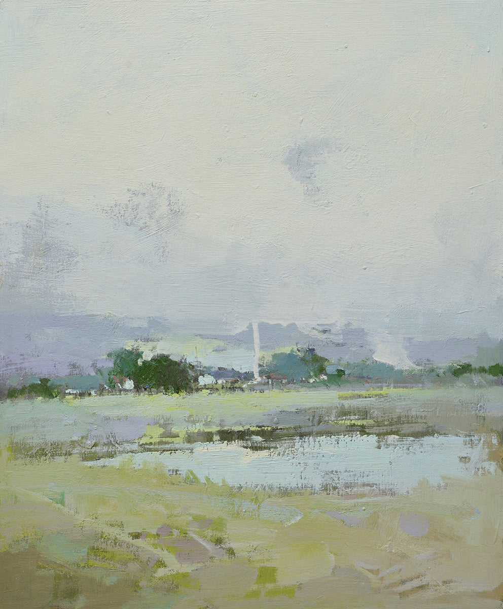 20x24 oil painting of modern abstract field landscape 32071005 image 0