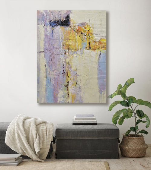 36x48 abstract oil painting on canvas 72071022 image 1