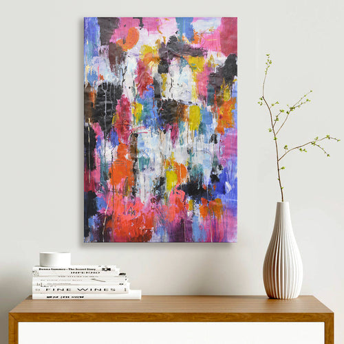 24x36 abstract oil painting on canvas 42071008 image 1