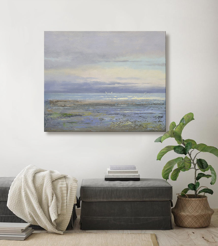 20x24 oil painting of modern sea shore seascape 32071002 image 1