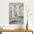 24x36 abstract oil painting on canvas with pinks and whites 42010102 image 1