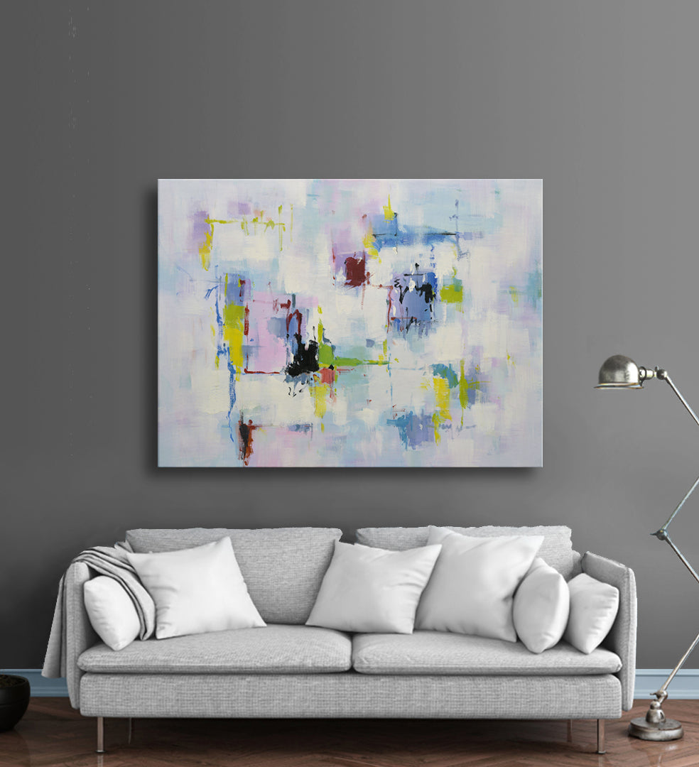 Studio art 36X48 large abstract oil painting S-71941012 image 1