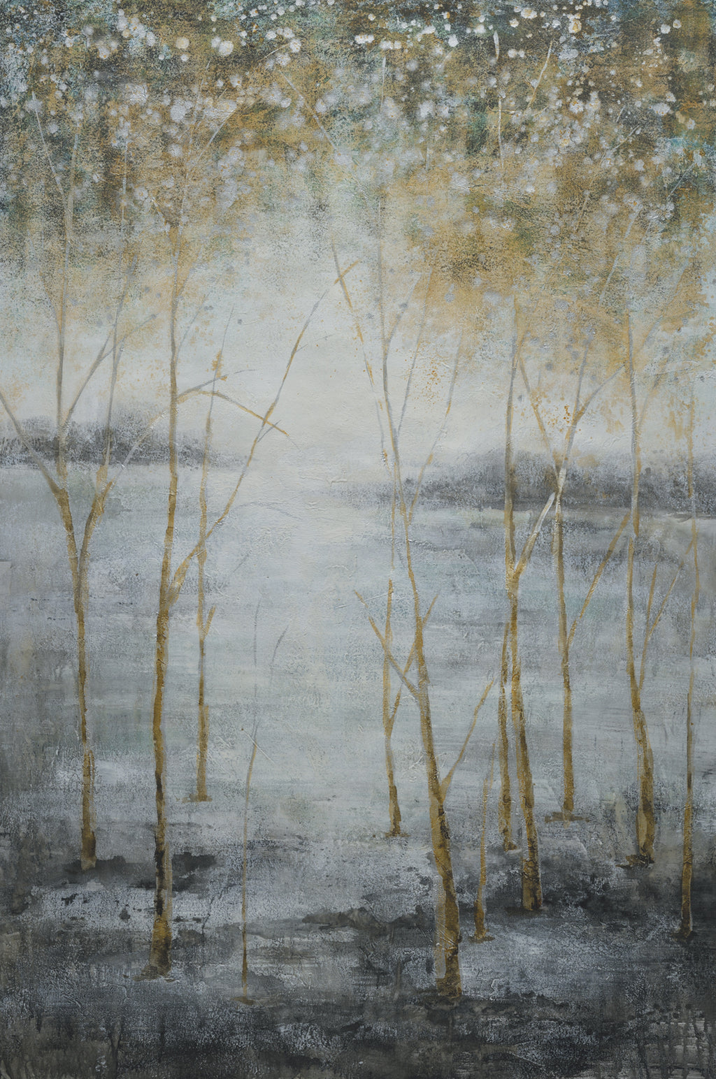 Giclee on Canvas-Modern Tree Landscape Artwork 81962602 image 0