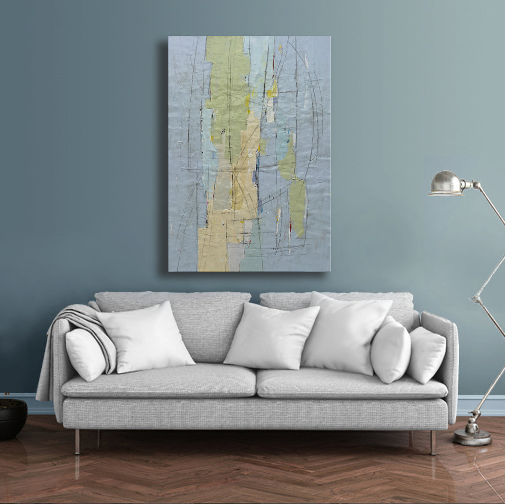 24x36 abstract oil painting on canvas 42071009 image 1