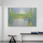 40x60 Large abstract landscape oil painting on canvas 9195027 image 1