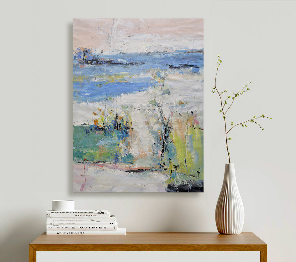36x48 abstract oil painting on canvas 72071008 image 1