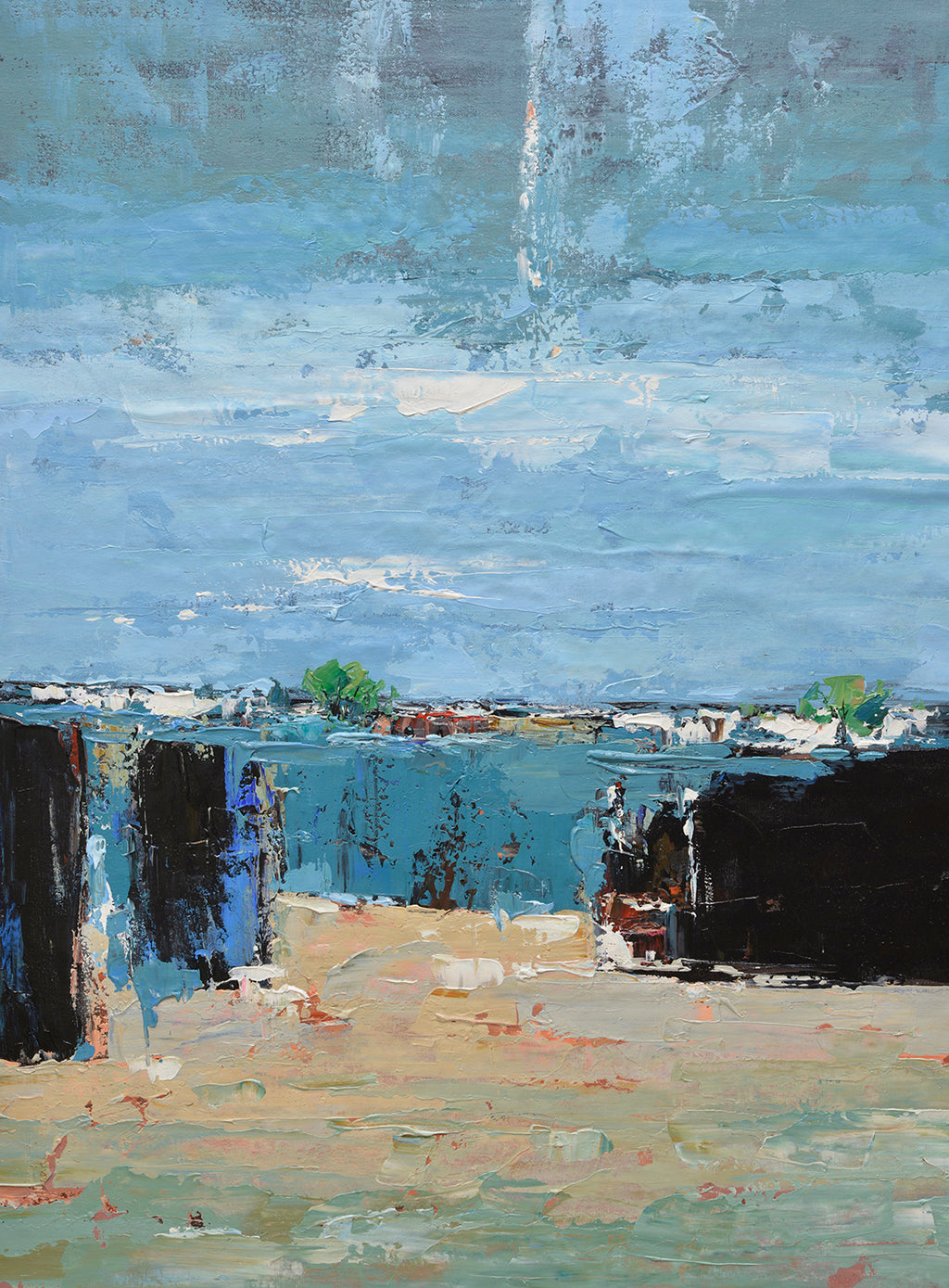 36x48 abstract oil painting on canvas 72071018 image 0