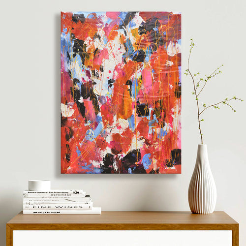 36x48 abstract oil painting on canvas 72071019 image 1