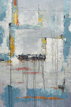 24x36 abstract oil painting on canvas with blues 419101402 image 0