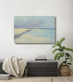 24x36 oil painting on canvas of boat on beach 41607507 image 1