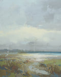Giclee on Canvas-Modern Beach Seascape Artwork 421614 image 0