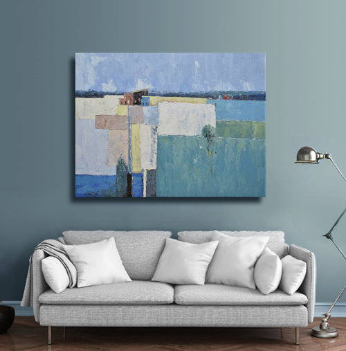 36x48 abstract oil painting on canvas 72071018 image 1