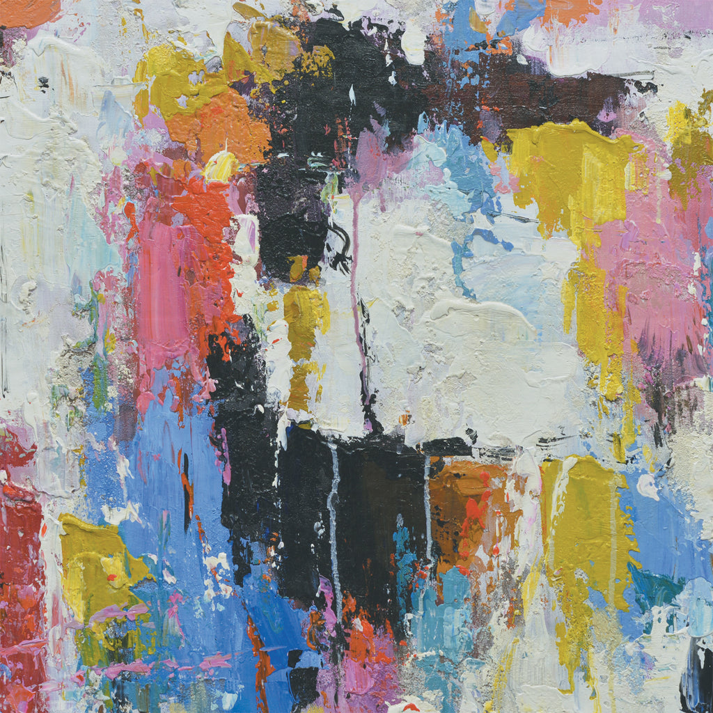 Giclee on Canvas-Colorful Abstract Splatter Piece 9210633 image 1