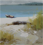 Giclee on Canvas-Modern Beach View Seascape Artwork 822925 image 2