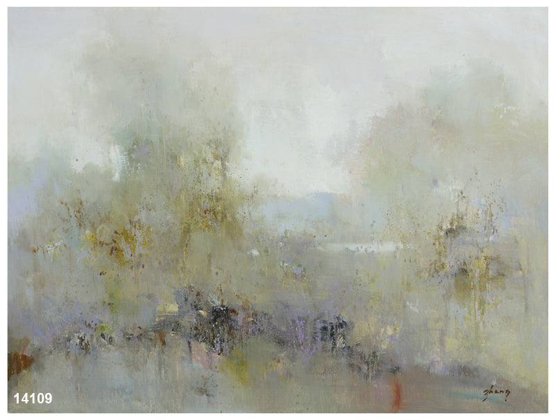 14109 Beautiful Contemporary Landscape, 36x48 Giclee by Zhang image 0