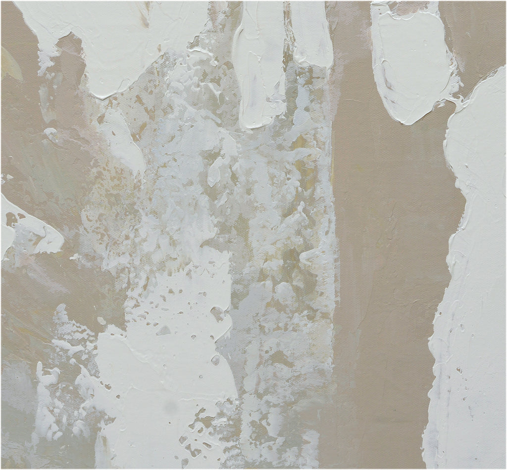Giclee on Canvas-Modern White &Beige Abstract  Artwork 922617 image 2