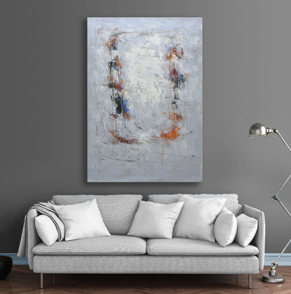 40x60 Large abstract oil painting on canvas 919100610 image 1
