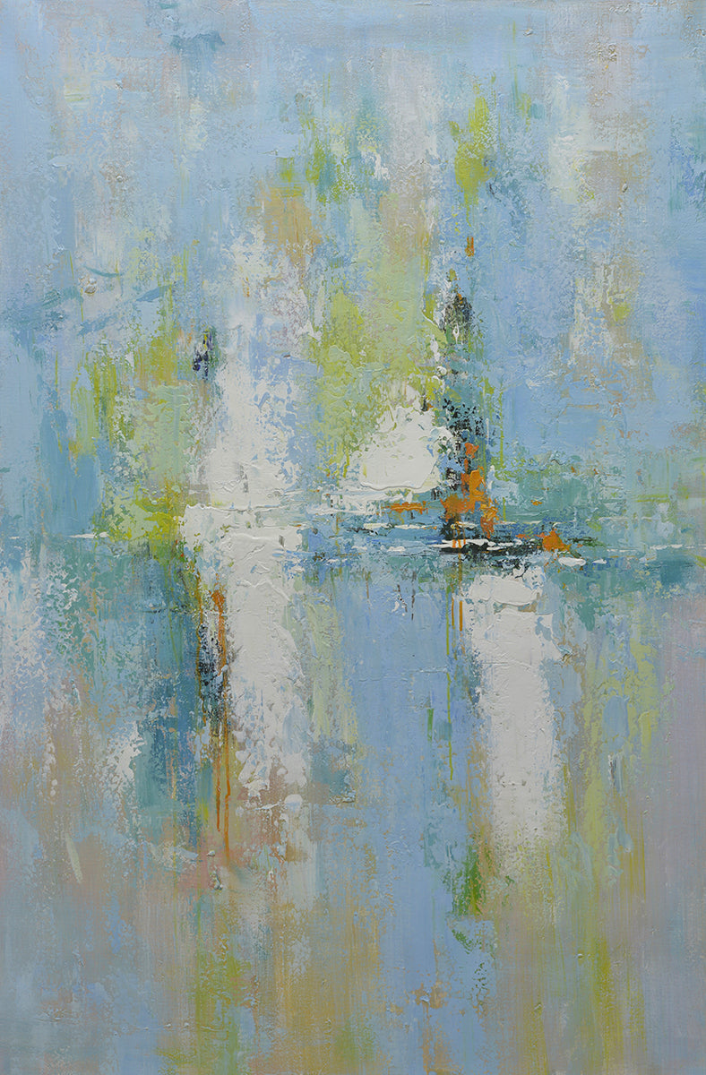 40x60 Large abstract oil painting on canvas 919100619 image 0