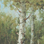 Giclee on Canvas-Contemporary Wooded Landscape 415213 image 1