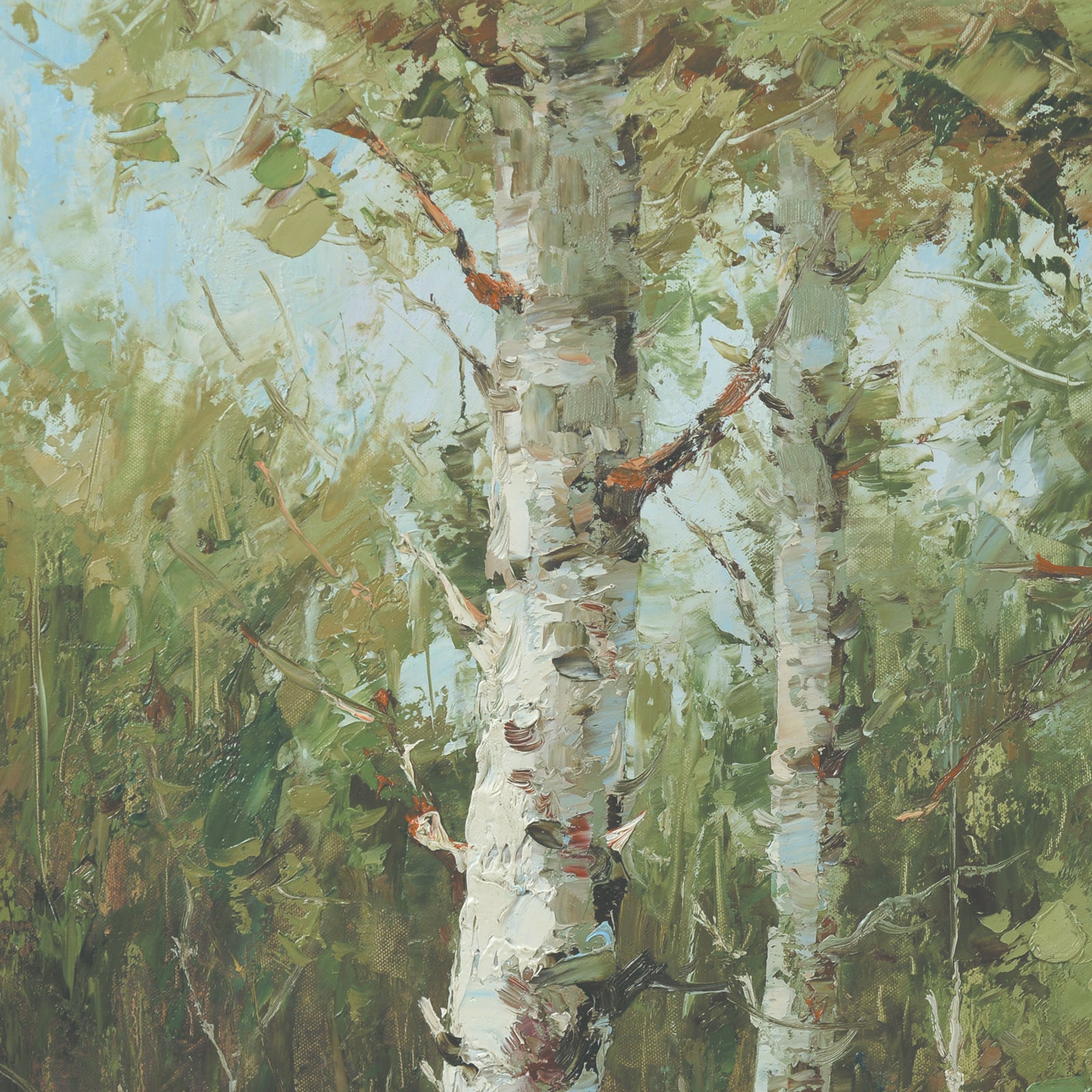 Giclee on Canvas-Contemporary Wooded Landscape 415213 image 1