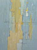Giclee on Canvas-Abstract Gold and Blue 9210608 image 0