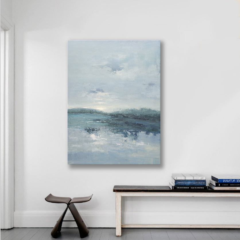 Studio art 36X48 large abstract oil painting S-71981303 image 1