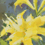 Giclee on Canvas-Contemporary Lilly Flowers Artwork 22010519 image 1