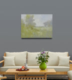 12x16 oil painting on canvas of field woods landscape 22010547 image 1